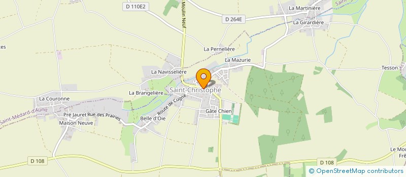 localisation de l'entreprise MONSIEUR DAVID MARY à SAINT-CHRISTOPHE