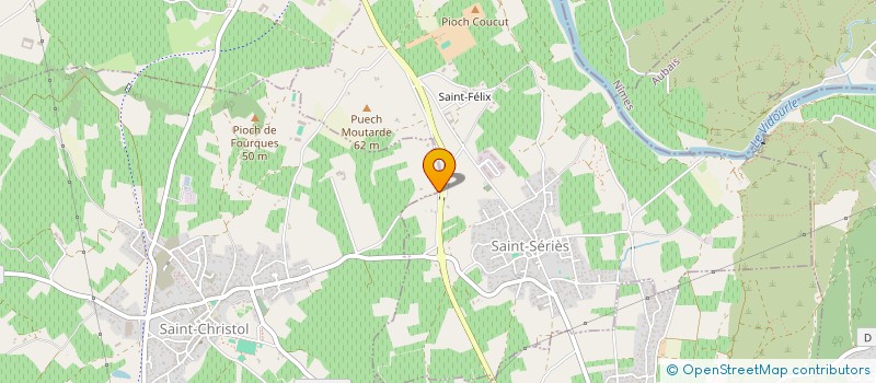 localisation de l'entreprise MONSIEUR DAVID MAS  ENTRE-VIGNES