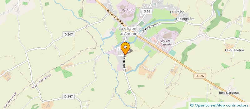 localisation de l'entreprise MONSIEUR DAVID MASSERON à RIVES D'ANDAINE