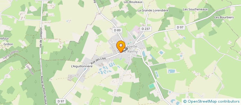 localisation de l'entreprise MONSIEUR DAVID MASSEROT  LA CHAPELLE-SAINT-REMY