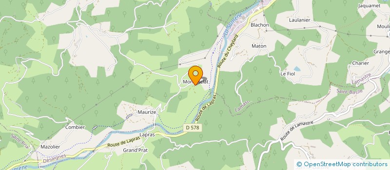 localisation de l'entreprise MONSIEUR DAVID MASSON  DESAIGNES