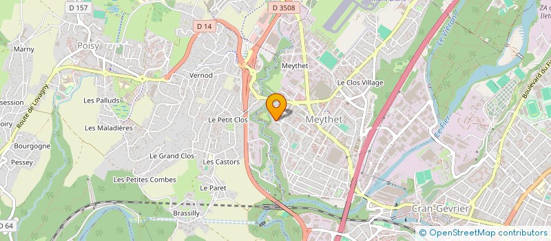 localisation de l'entreprise MONSIEUR DAVID MASSON à ANNECY