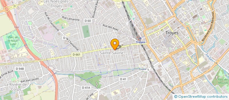 localisation de l'entreprise MONSIEUR DAVID MASTERNIAK  SAINTE-SAVINE