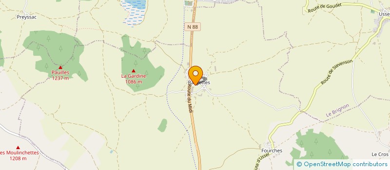 localisation de l'entreprise MONSIEUR DAVID MATHIEU  LANDOS