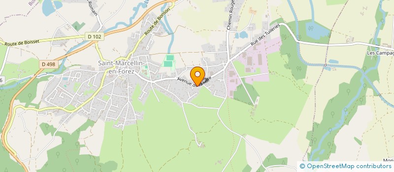 localisation de l'entreprise MONSIEUR DAVID MATHOU  SAINT-MARCELLIN-EN-FOREZ