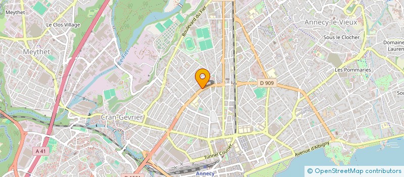 localisation de l'entreprise MONSIEUR DAVID MATIAS BAHIA à ANNECY