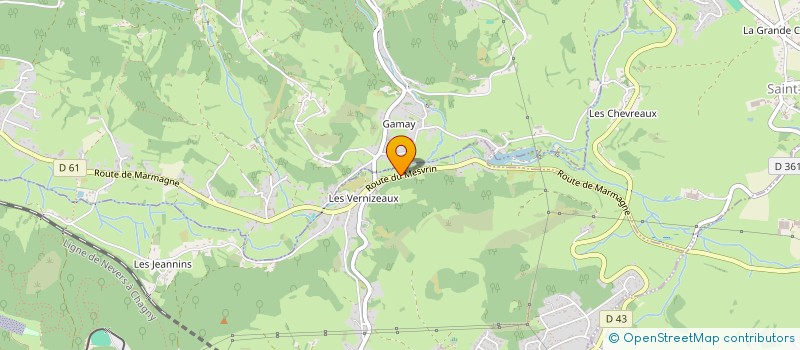 localisation de l'entreprise MONSIEUR DAVID MATOS  LE CREUSOT