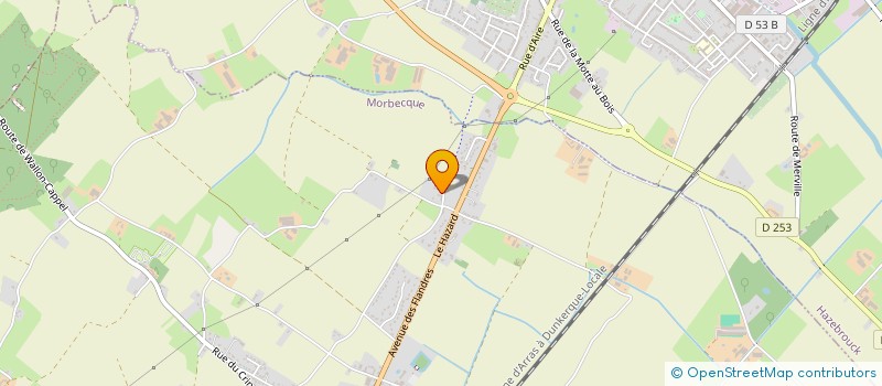localisation de l'entreprise MONSIEUR DAVID MATTON  MORBECQUE