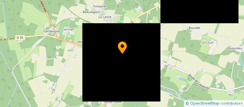 localisation de l'entreprise MONSIEUR DAVID MAURY  GABARRET