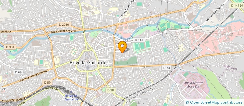 localisation de l'entreprise MONSIEUR DAVID MAUSSET à BRIVE-LA-GAILLARDE