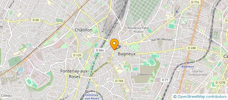 localisation de l'entreprise MONSIEUR DAVID MAWAWA à BAGNEUX