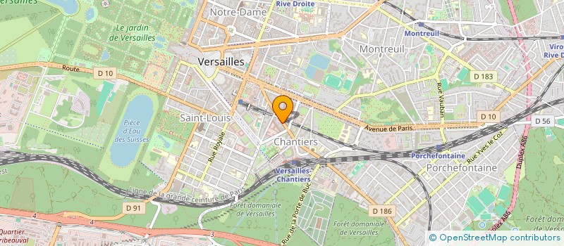 localisation de l'entreprise MONSIEUR DAVID MAYER à VERSAILLES