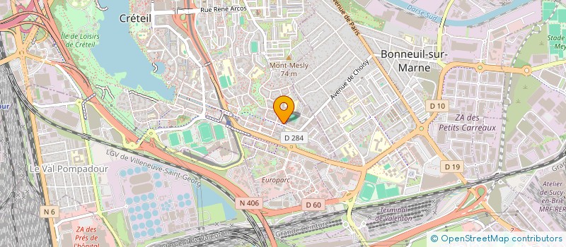 localisation de l'entreprise MONSIEUR DAVID MAYER  CRETEIL