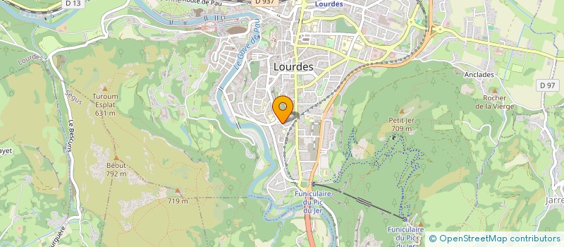 localisation de l'entreprise MONSIEUR DAVID MAYSOUNAVE  LOURDES