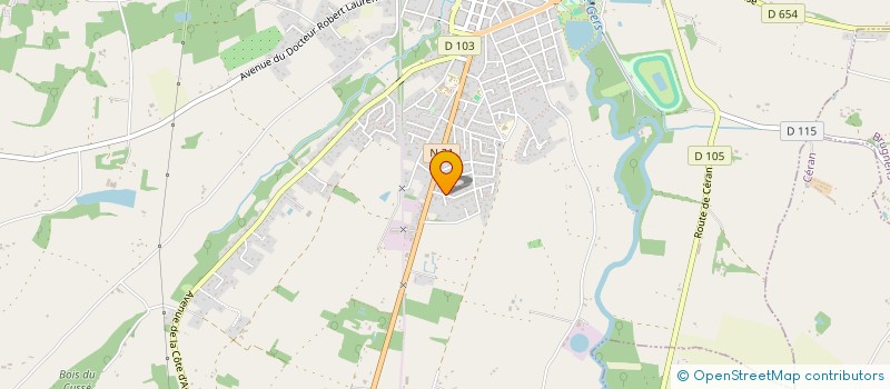 localisation de l'entreprise MONSIEUR DAVID MAZAS  MIRAMONT-LATOUR