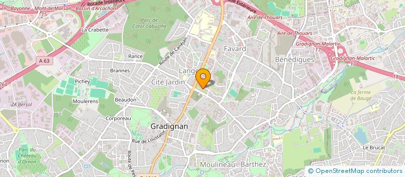 localisation de l'entreprise MONSIEUR DAVID MBAYE  GRADIGNAN