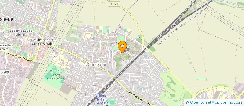 localisation de l'entreprise MONSIEUR DAVID MBOM NGUEYIM à GONESSE