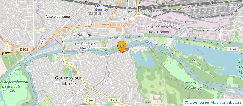 localisation de l'entreprise MONSIEUR DAVID MC NAMARA  CHAMPS-SUR-MARNE