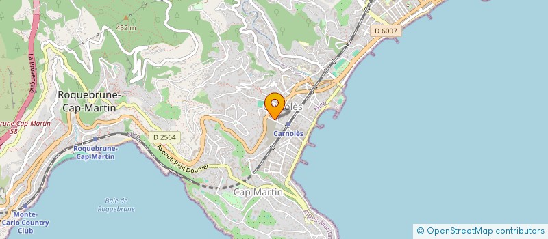 localisation de l'entreprise MONSIEUR DAVID MCCOLL à ROQUEBRUNE-CAP-MARTIN