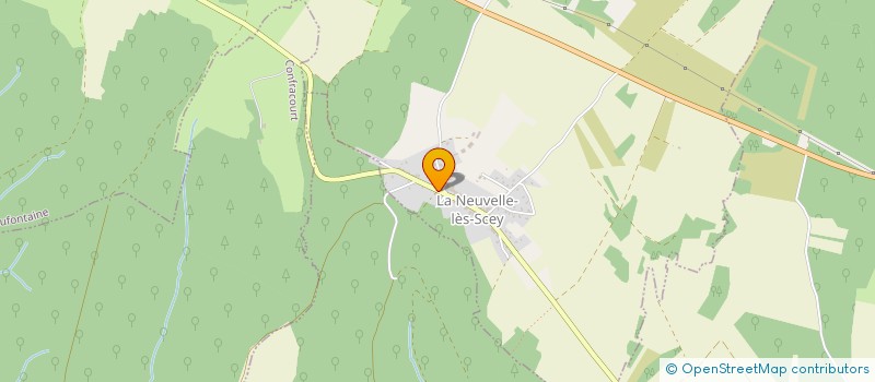 localisation de l'entreprise MONSIEUR DAVID MEGUEULLE  LA NEUVELLE-LES-SCEY