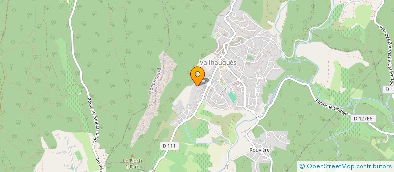 localisation de l'entreprise MONSIEUR DAVID MEIER  VAILHAUQUES