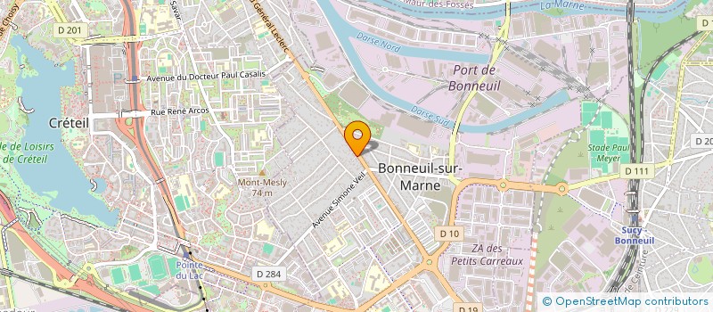 localisation de l'entreprise MONSIEUR DAVID MEIMOUN  BONNEUIL-SUR-MARNE