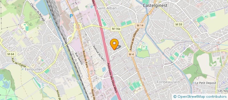 localisation de l'entreprise MONSIEUR DAVID MELON à SAINT-ALBAN