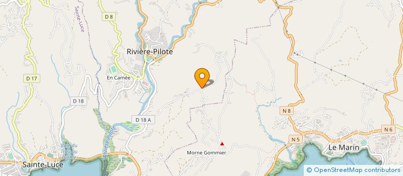 localisation de l'entreprise MONSIEUR DAVID MELY  RIVIERE-PILOTE