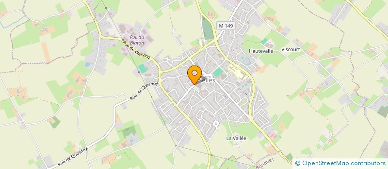 localisation de l'entreprise MONSIEUR DAVID MENARD à LINSELLES