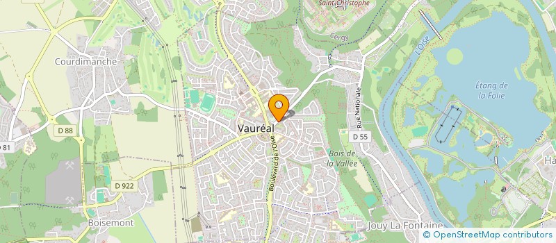 localisation de l'entreprise MONSIEUR DAVID MENDES à VAUREAL