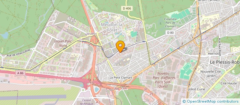 localisation de l'entreprise MONSIEUR DAVID MENDES VARELA à CLAMART