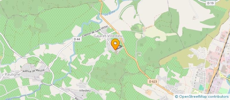 localisation de l'entreprise MONSIEUR DAVID MENDOZA  GAJA-ET-VILLEDIEU