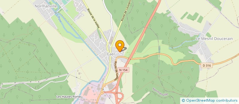 localisation de l'entreprise MONSIEUR DAVID MENDY  NORMANVILLE