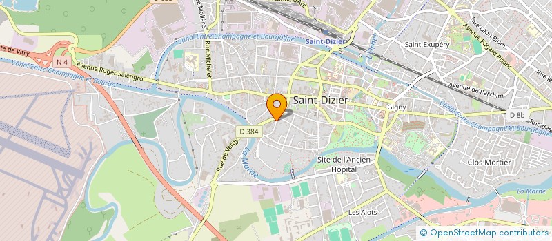 localisation de l'entreprise MONSIEUR DAVID MENISSIER à SAINT-DIZIER