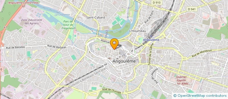 localisation de l'entreprise MONSIEUR DAVID MERAL à ANGOULEME