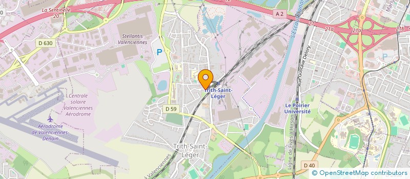 localisation de l'entreprise MONSIEUR DAVID MERCIER  TRITH-ST-LEGER