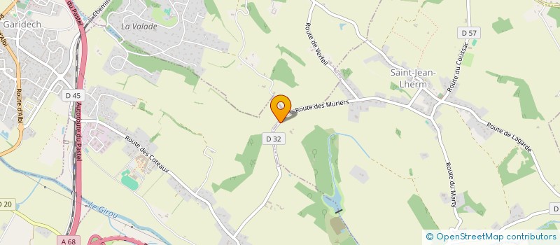 localisation de l'entreprise MONSIEUR DAVID MERCIER à SAINT-JEAN-LHERM