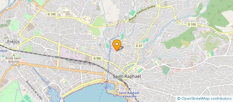 localisation de l'entreprise MONSIEUR DAVID MERET à SAINT-RAPHAEL