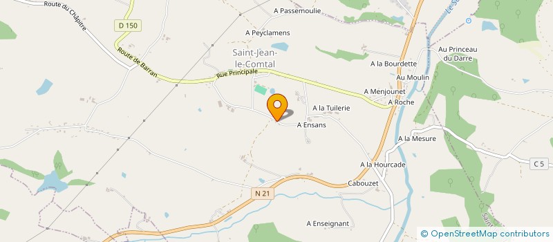 localisation de l'entreprise MONSIEUR DAVID MERLY  LASLADES