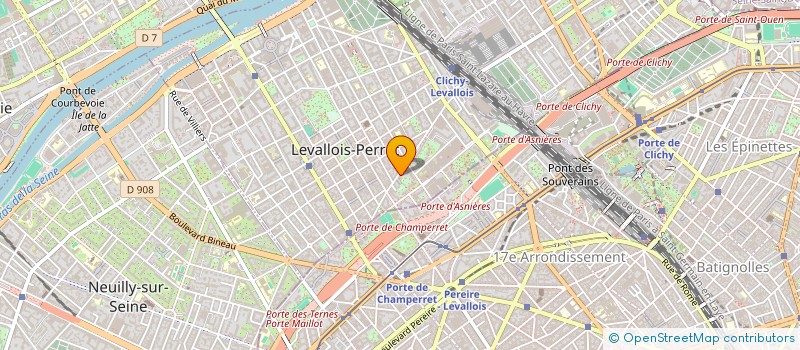 localisation de l'entreprise MONSIEUR DAVID MERRAN à LEVALLOIS-PERRET