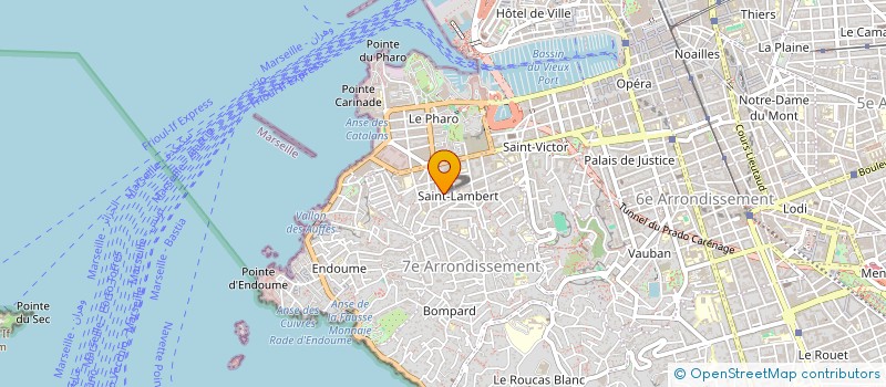 localisation de l'entreprise MONSIEUR DAVID MESGUENI à MARSEILLE