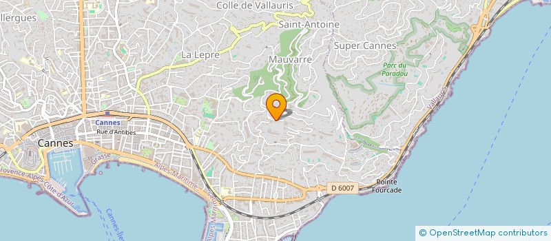 localisation de l'entreprise MONSIEUR DAVID MESSAOUD DIT TOUITOU  CANNES