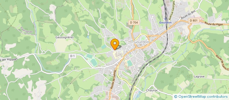 localisation de l'entreprise MONSIEUR DAVID MESSENGUIRAL  SAINT-POMPON