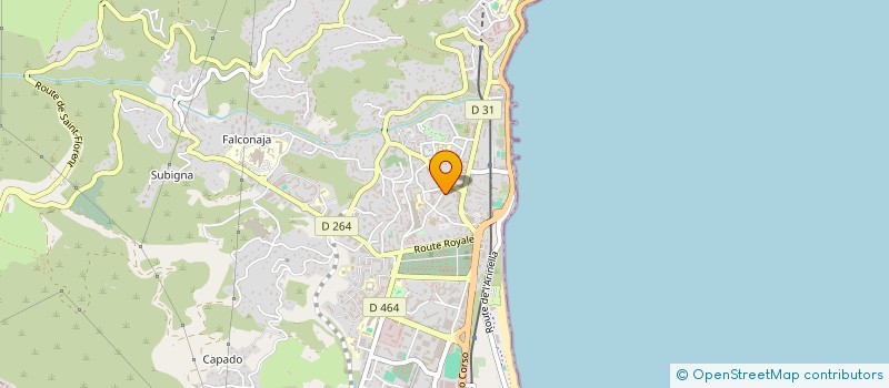 localisation de l'entreprise MONSIEUR DAVID MESSINA  BASTIA