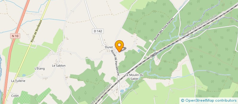 localisation de l'entreprise MONSIEUR DAVID MESSINESE  LARUSCADE