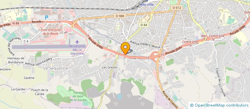 localisation de l'entreprise MONSIEUR DAVID METBACH à ALBI