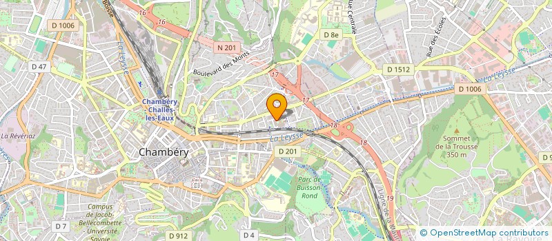 localisation de l'entreprise MONSIEUR DAVID MEUNIER à CHAMBERY