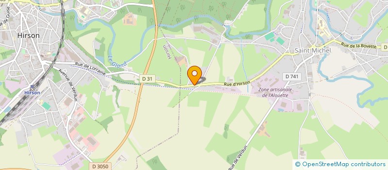 localisation de l'entreprise MONSIEUR DAVID MEURICE  SAINT-MICHEL