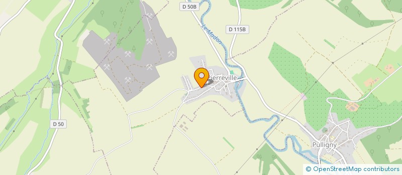 localisation de l'entreprise MONSIEUR DAVID MICHEL  PIERREVILLE