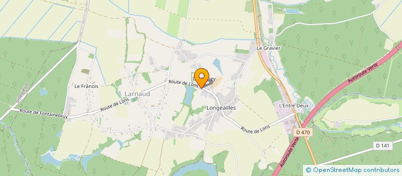 localisation de l'entreprise MONSIEUR DAVID MICHEL VOYE  LARNAUD